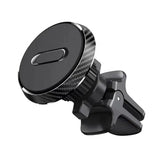 Suport Auto Magnetic Vivimall 360 grade cu prindere de grila de aerisire, 50 mm, Ajustabil, 4 Magneti  incorporati, Negru - vivimall.ro