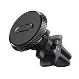 Suport Auto Magnetic Vivimall 360 grade cu prindere de grila de aerisire, 50 mm, Ajustabil, 4 Magneti  incorporati, Negru - vivimall.ro