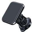 Suport Auto pentru Telefon, Vivimall, MagSafe, cu Magnet, Prindere Grila de Ventilatie, Detalii Fine, Rotativ 360 de Grade, Plastic Magnet Silicon, 5.1x3.9 cm, Negru - vivimall.ro