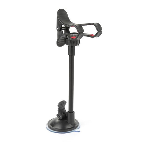 Suport auto universal extensibil Vivimall, pentru telefon sau GPS, 360 de grade, ajustabil, compatibil cu dispozitive ce au intre 4-7 inch, Negru - vivimall.ro
