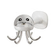 Suport Cuier pentru Perete, Vivimall, Model Caracatita, Adeziv, 10 x 8.5 cm, 6 Brate, Alb - vivimall.ro