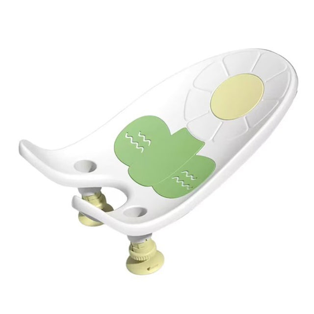 Suport de Baie Bebelusi, Vivimall, 0-12 luni, Montare pe Chiuveta/Lavoar/Cada, Ventuze Antiderapante cu Intaltime Reglabila, 50 x 24 x 12.5 cm, Alb - vivimall.ro