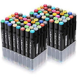 Suport De Depozitare, Vivimall, pentru Markere, Suport Pentru Stilouri, Cutie De Depozitare pentru Birou, Multi-Functionala, 80 Spatii, Alb/Negru - vivimall.ro