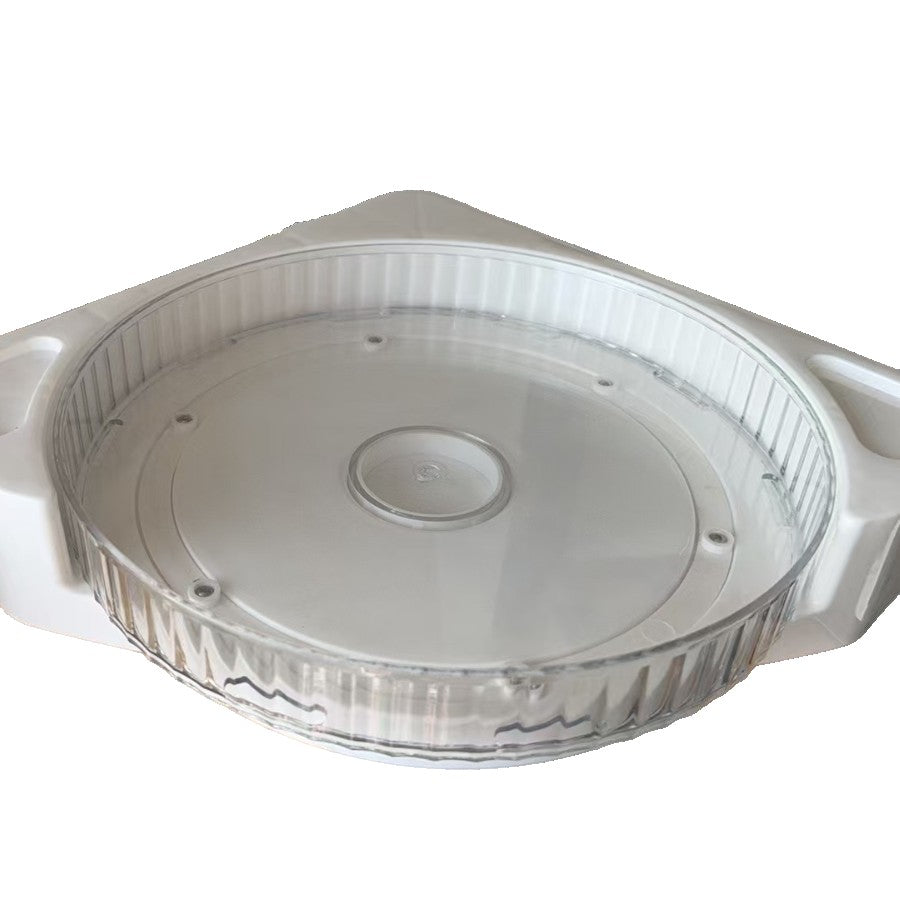 Suport Depozitare, Vivimall, din Plastic, Rotativ 360 grade, Montare fara Perforatii, pentru Baie/Bucatarie, Alb - vivimall.ro