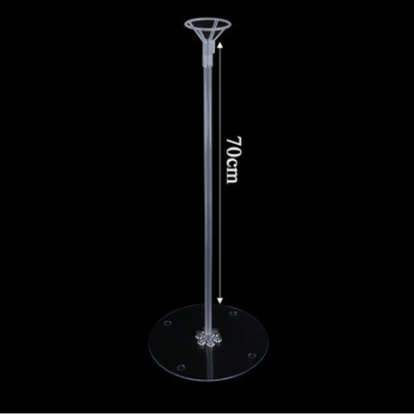 Suport de Masa pentru Baloane, Vivimall, Accesoriu Decorativ, din Plastic, 70 cm, Transparent - vivimall.ro