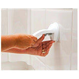 Suport de Picior, Vivimall, pentru Baie, cu Ventuza, din PP si PVC, Antiderapant, 11.5 x 15 cm, Alb - vivimall.ro