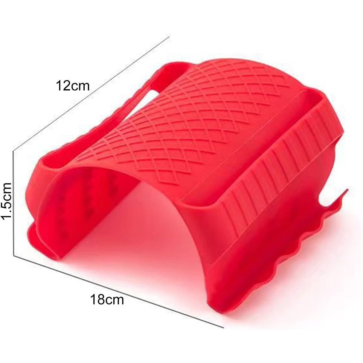 Suport De Silicon Multifunctional De Mana, Pentru Cuptor, Alimente Fierbinti, Carne, Izolare Termica, Anti-Alunecare, 18X12X1.5 Cm - vivimall.ro