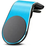 Suport de Telefon, Vivimall, pentru Ventilatie, din ABS si Magnet, 3.8 x 3.7 x 6.2 cm, Universala, Albastru - vivimall.ro