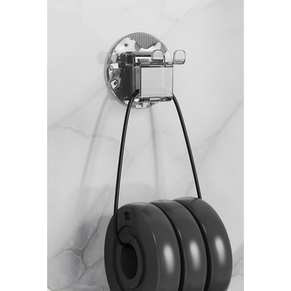 Suport Multifunctional 2 in 1, Pahar si Suport pentru Periuta de Dinti, Vivimall, Plastic, Dimensiune: 10.4 x 7.3 x 7.3 cm, Roz - vivimall.ro