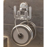 Suport Multifunctional Dublu, Pahar Si Suport Pentru Periuta De Dinti, Plastic, 11 Cm X 11.5 Cm - vivimall.ro