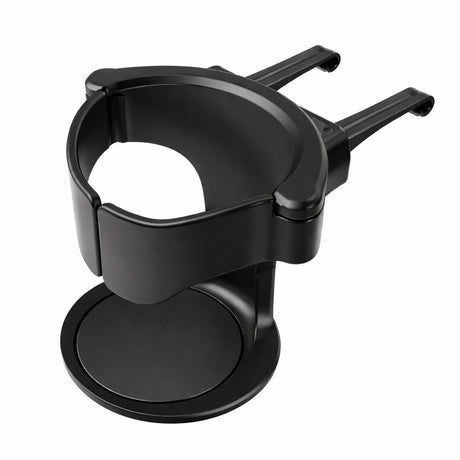 Suport pahar auto Flippy pentru grilă ventilație, material ABS negru, vedere frontală