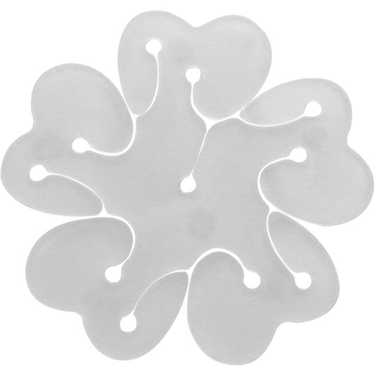 Suport pentru Baloane, Vivimall, Care Formeaza o Floare, cu Doua Straturi, pentru 11 Baloane, 8x8cm, 4.6g - vivimall.ro