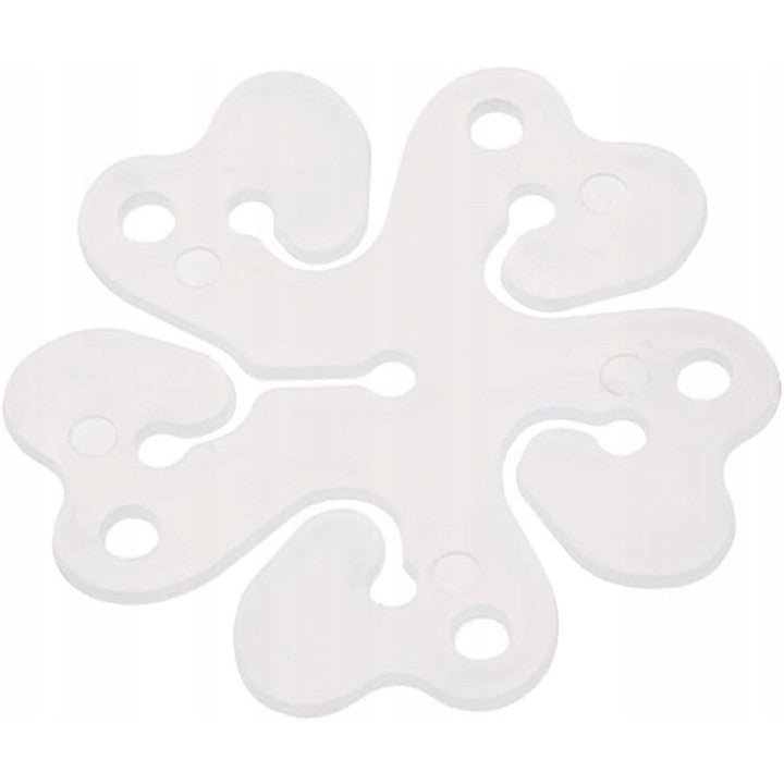 Suport pentru Baloane, Vivimall, care Formeaza o Floare, cu Un Singur Strat, pentru 6 Baloane, 6x6cm, 2.7g - vivimall.ro
