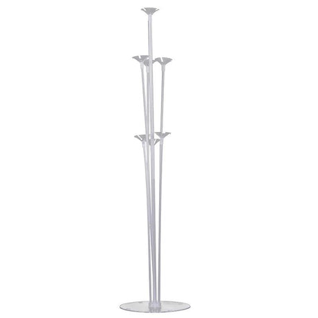 Suport pentru Baloane, Vivimall, cu Trei Straturi, pentru 7 Baloane, 70 cm, Transparent - vivimall.ro