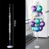 Suport pentru Baloane, Vivimall, cu Un Strat, pentru 19 Baloane, 160 cm, Transparent - vivimall.ro