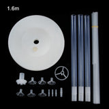 Suport pentru Baloane, Vivimall, cu Un Strat, pentru 19 Baloane, 160 cm, Transparent - vivimall.ro