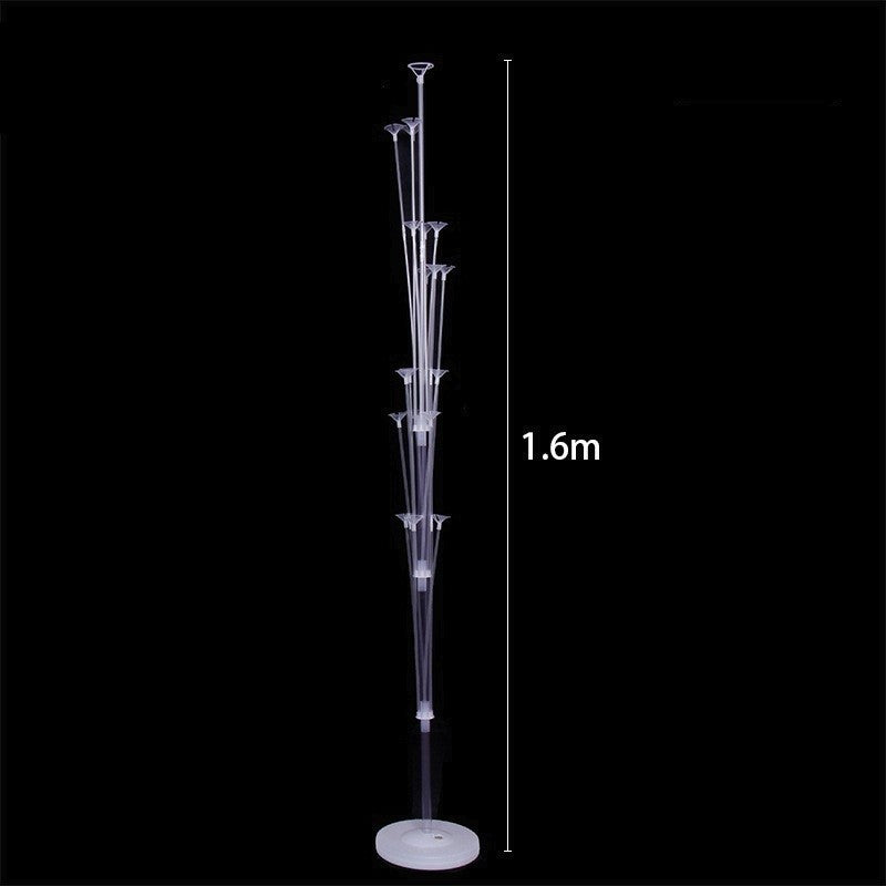 Suport pentru Baloane, Vivimall, cu Un Strat, pentru 19 Baloane, 160 cm, Transparent - vivimall.ro