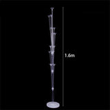 Suport pentru Baloane, Vivimall, cu Un Strat, pentru 19 Baloane, 160 cm, Transparent - vivimall.ro