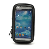 Suport husa telefon mobil Flippy pentru bicicleta si motocicleta, rezistent apa si socuri, touchscreen, 360 rotativ, negru, 4.8 - 5.4 inch - vivimall.ro