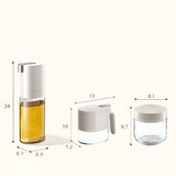 Suport pentru Depozitare Condimente, Ulei, Otet, Vivimall, Montare pe Perete din 12 Piese, Uz Casnic, pentru Bucatarie, 31 x 21.9 x 31.5cm, Alb - vivimall.ro