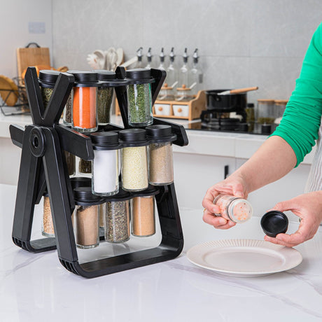 Suport condimente rotativ 360 grade | SpiceTurn - vivimall.ro