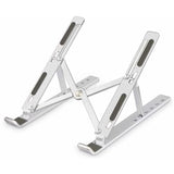 Suport pentru Laptop, Vivimall, Suport Portabil Pliabil, Universal Reglabil Suspendat pentru Tableta, din Aliaj si ABS, 100-160 mm, 26 x 19 x 16 cm, Silver Gray - vivimall.ro