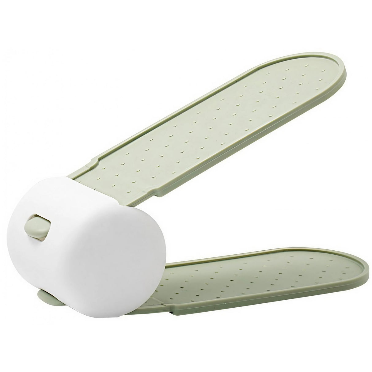 Suport pentru Pantofi, , cu Două Straturi, Organizator, Antiderapant și Durabil, Inălțime Reglabilă, 25.5x11x7.5 cm, Verde, 150 g - vivimall.ro