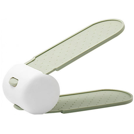 Suport pentru Pantofi, , cu Două Straturi, Organizator, Antiderapant și Durabil, Inălțime Reglabilă, 25.5x11x7.5 cm, Verde, 150 g - vivimall.ro