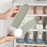 Suport pentru Pantofi, Vivimall, cu Două Straturi, Organizator, Antiderapant și Durabil, Inălțime Reglabilă, 28x18x11 cm, Verde, 150 g - vivimall.ro