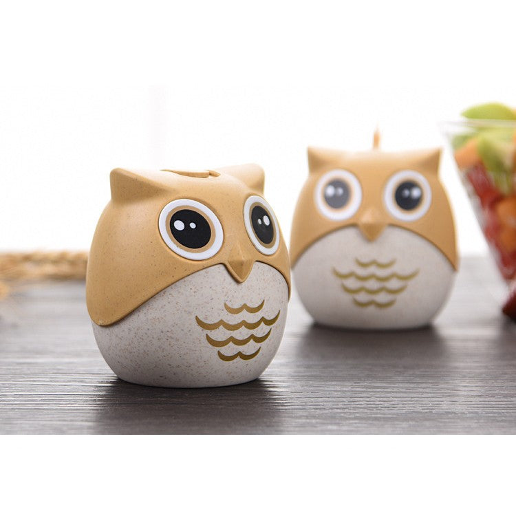 Suport scobitori multifunctional forma bufnita | WiseHolder - vivimall.ro