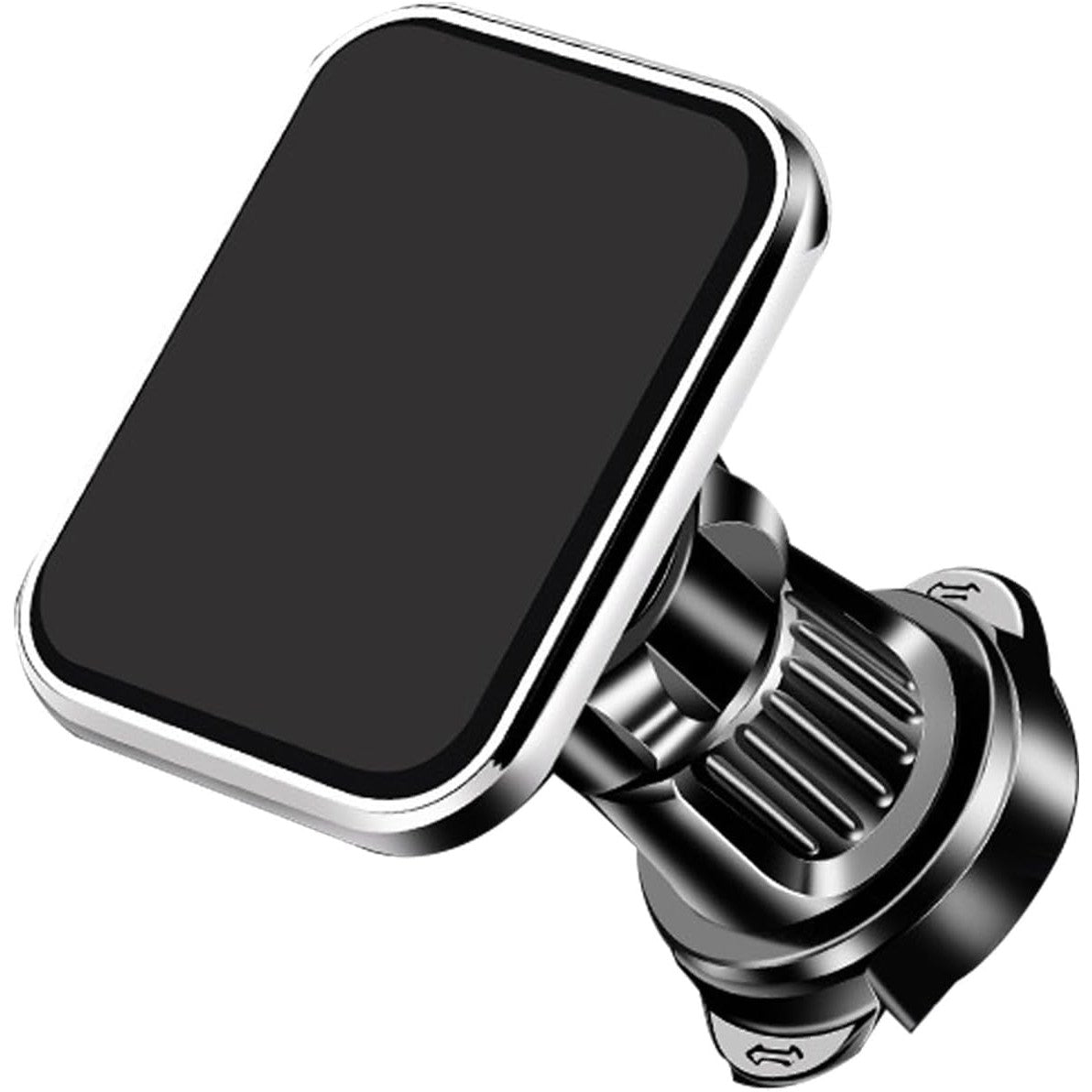 Autós telefontartó, Magsafe, mágnessel, szellőzőnyílásba rögzíthető, finom részletekkel, 360 fokos forgatás, műanyag mágneses szilikon, fekete