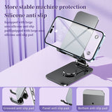 Suport pentru Telefon, Vivimall, Suport Pliabil pentru Streaming, din Aliaj de Aluminiu, Compatibil cu Tableta, pentru Birou, 14.6 x 11.5 x 7 cm, Space Grey - vivimall.ro