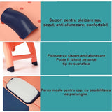 Suport Pliabil pentru Spalat Parul Vivimall, Pentru Copii, 0 - 16 ani, cu Picioare Antialunecare, Material Polipropilena, Suport Cap Reglabil, cu Manere, 82 x 40 x 28 cm, Bleumarin - vivimall.ro