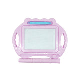 Tabla Magnetica pentru desen Vivimall, Pix, forma dreptunghi, dimensiuni 23x17 cm, Dezvolta Creativitatea, cu picioare suport, Roz Pal - vivimall.ro