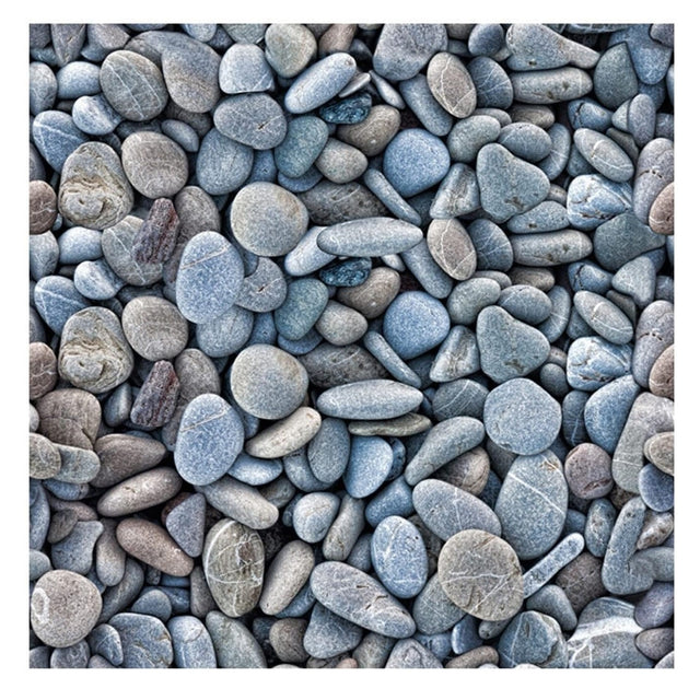 Set 10 x Placi Tapet Autocolant 3D cu Imitatie de Pietre Mici, pentru Perete Bucatarie Sufragerie, Usor de Curatat, Rezistent la Apa, Autoadeziv, 30x30 cm, Gri - vivimall.ro