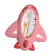 Termometru pentru Baie, Vivimall, Plutitor, Rezistent la apa, Multifunctional, Model Avion, 11x10x4 cm, Roz - vivimall.ro