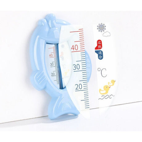 Termometru pentru Baie, Vivimall, Plutitor, Rezistent la apa, Multifunctional, Model Peste, 15.5x9.5x2 cm, Albastru - vivimall.ro