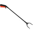 Clește pentru colectarea deșeurilor, 60 cm, metal și plastic, negru/roșu, vedere frontală completă