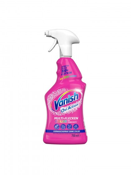 Vanish Oxi Action — Spray îndepărtare pete pentru ţesături colorate, 750 ml - vivimall.ro