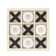 Jucarie Montessori Tic Tac Toe, Vivimall, Educativa, Interactiva, din lemn, X si O, 9 Piese, 14.3x14.3 cm, Negru Alb - vivimall.ro