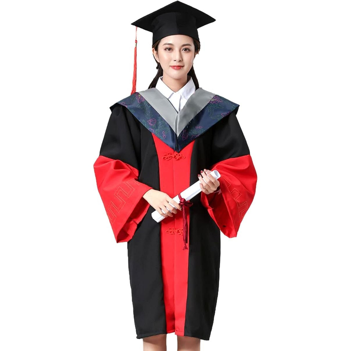 Toca Absolvire Neagra Cu Snur | Gradus - vivimall.ro