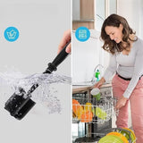 Tocator De Carne Manual, Cu Lama Pentru Tocarea Si Amestecarea Carnii, 28X6Cm, Cu 5 Lame Curbate, Rezistent La Caldura, Multifunctional, Plastic Rezistent, Negru - vivimall.ro