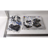 Set de Constructie Masina de Politie 4x4, Vivimall, 28x21cm, 243 de Piese, 6 ani, Negru - vivimall.ro