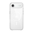 Husă iPhone 17 Air transparentă din silicon și TPU cu suport MagSafe, vedere frontală, model Vivimall