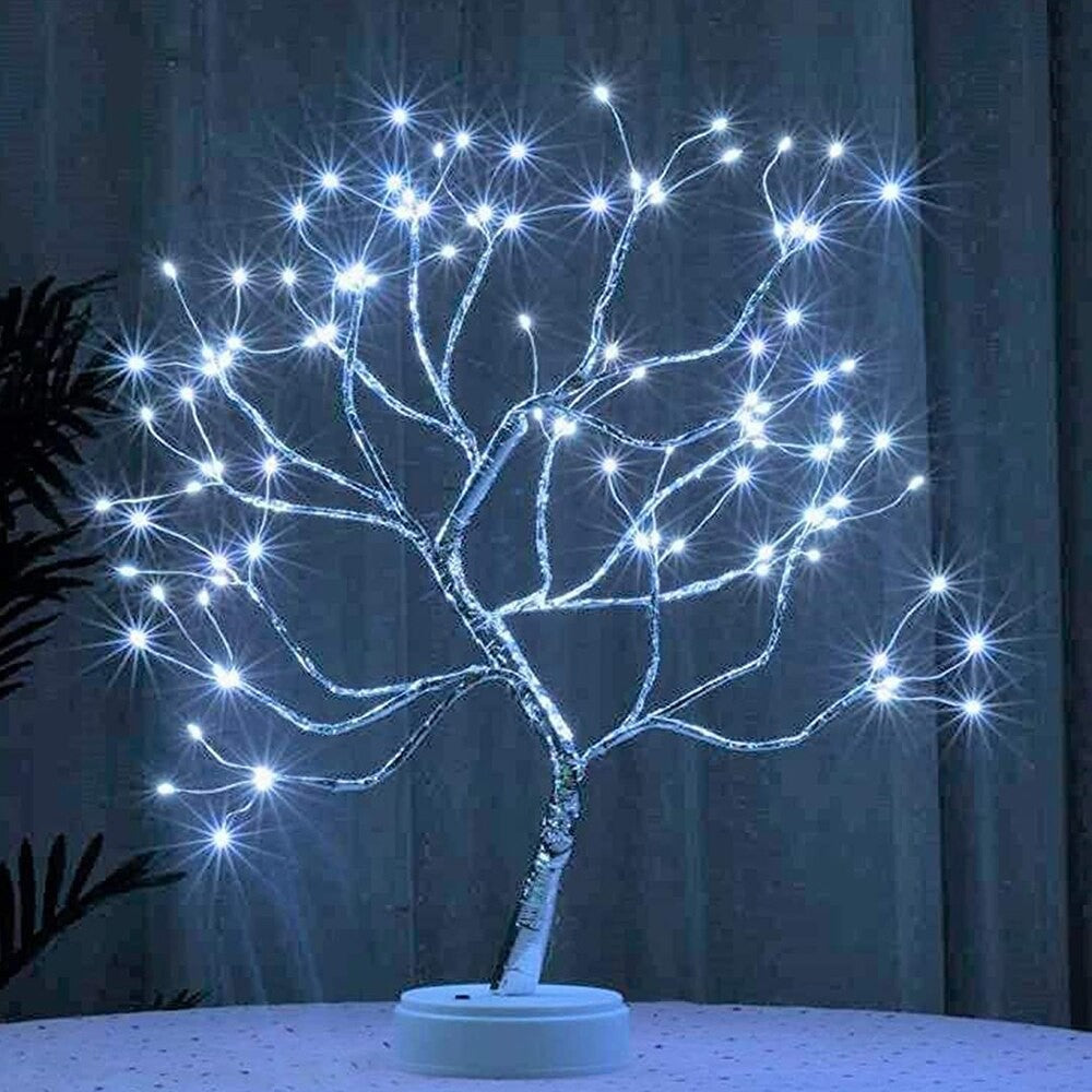 LED éjszakai fény elemekkel és USB-vel, menő