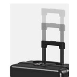 Troler de Calatorie, Vivimall, 56 x 35 x 22 cm, 4 Roti, Maner Reglabil, din ABS, cu Fermoar, Blocare cu Cod, Impermeabil, Model Astronaut, Negru - vivimall.ro