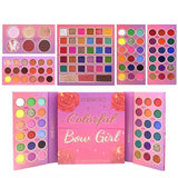 Trusa de machiaj, paleta de farduri Kevin&Coco cu 93 de culori pigmentate, Flippy - vivimall.ro