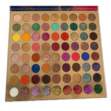Sminkkészlet, Oulanao szemhéjfesték paletta 72 pigmentált és nude színnel