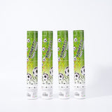 Tun Confetti, Vivimall, Model Mingi de Fotbal, 40 cm, Ambalaj din Carton, Eliberare prin Rasucire, Alb Negru - vivimall.ro