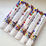 Tun de Confetti, 40 cm. Vivimall, Model Konffetti Shooter, Paiete din Hartie, Multicolor - vivimall.ro